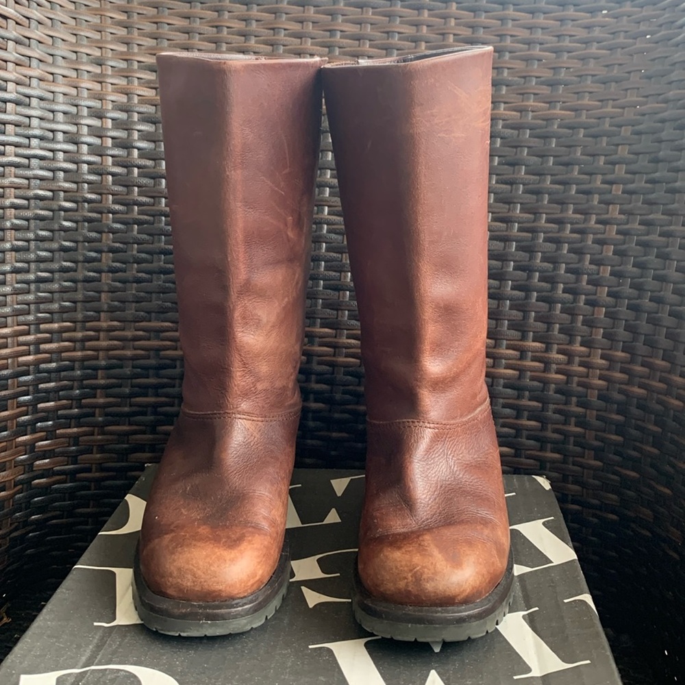 Timberland Women's Tall Brown Boots - Picture 3 of 16